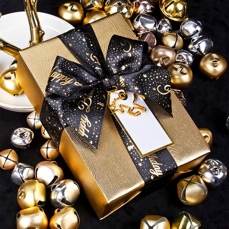 WRAPAHOLIC 30 Inch Gold Wrapping Paper Roll - Jumbo Roll Basic Texture Matte Gold for Birthday, Holiday, Wedding, Baby Shower Wrap - 30 inch x 16.5 feet - Image 3